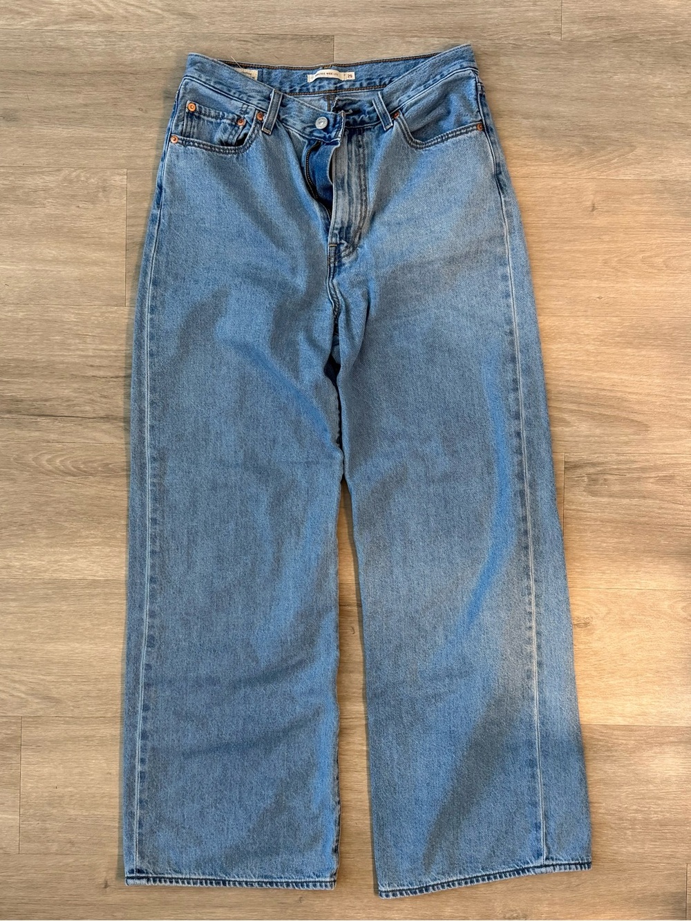 LEVIS RIBCAGE WIDE LEG JEANS